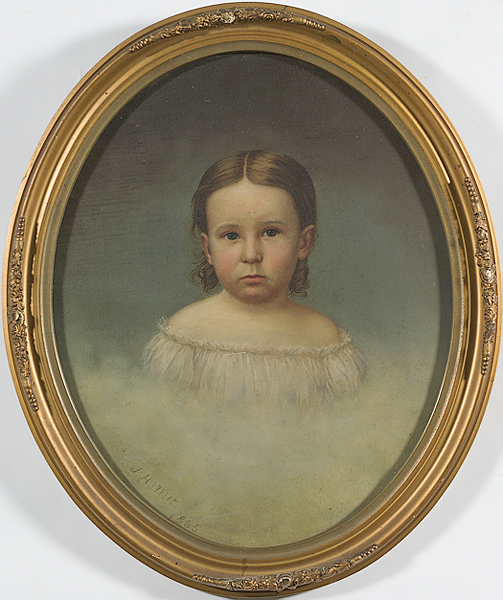 John H. Witt Child's Portrait Oil