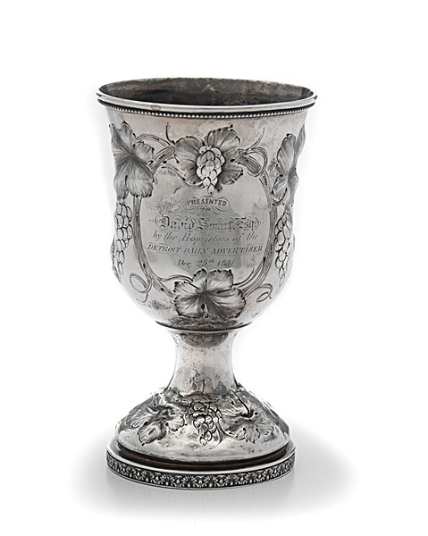 Coin Silver Presentation Goblet