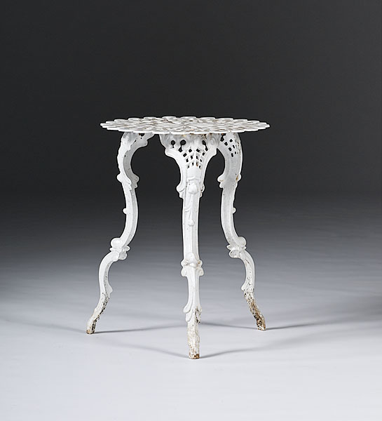 Cast Iron Garden Table American 1845-1855.