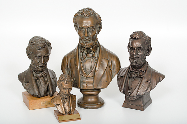 Abraham Lincoln Bronzed Metal Busts 161050