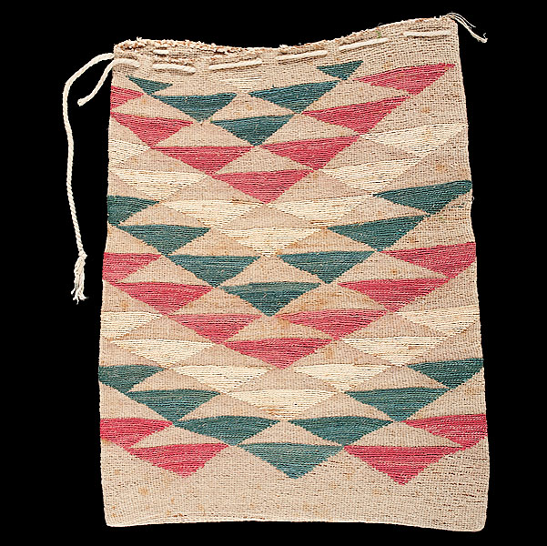 Nez Perce Cornhusk Bag decorated