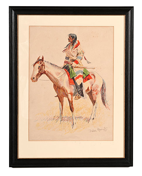A Breed by Frederic Remington color 1610eb