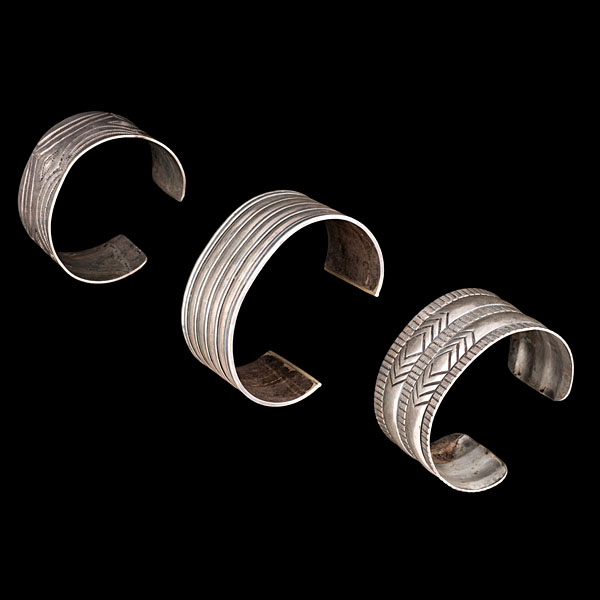 Navajo Silver Cuff Bracelets Collected 1610f4