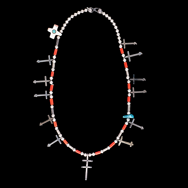 Pueblo Cross Necklace Collected 161107