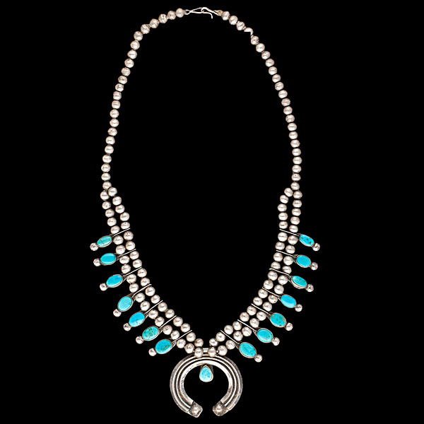 Navajo Necklace with Turquoises