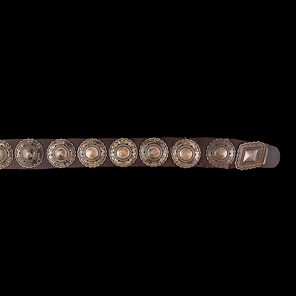 Navajo Concha Belt with fifteen