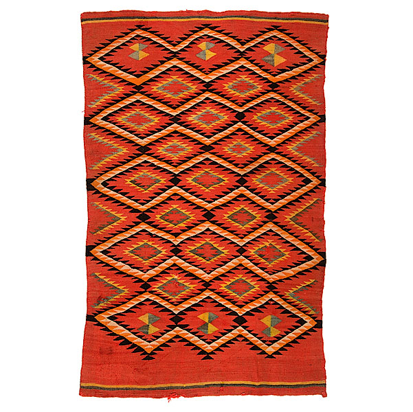 Navajo Transitional Weaving hand-spun