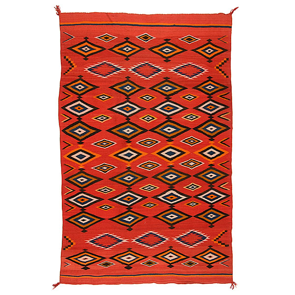Navajo Transitional Weaving finely