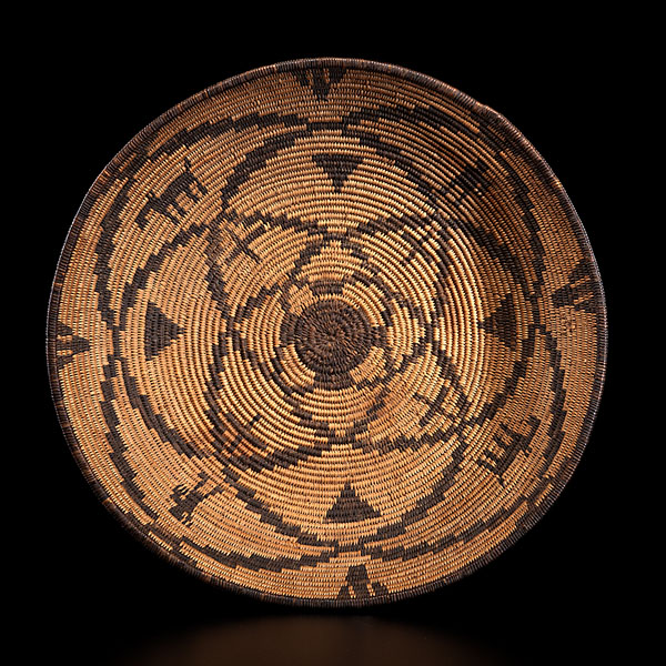 Apache Figural Basket finely woven
