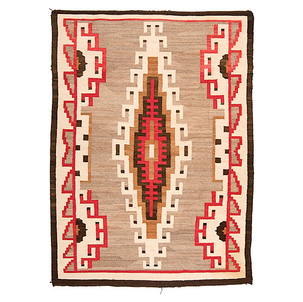 Navajo Ganado Weaving hand-spun?wool?woven