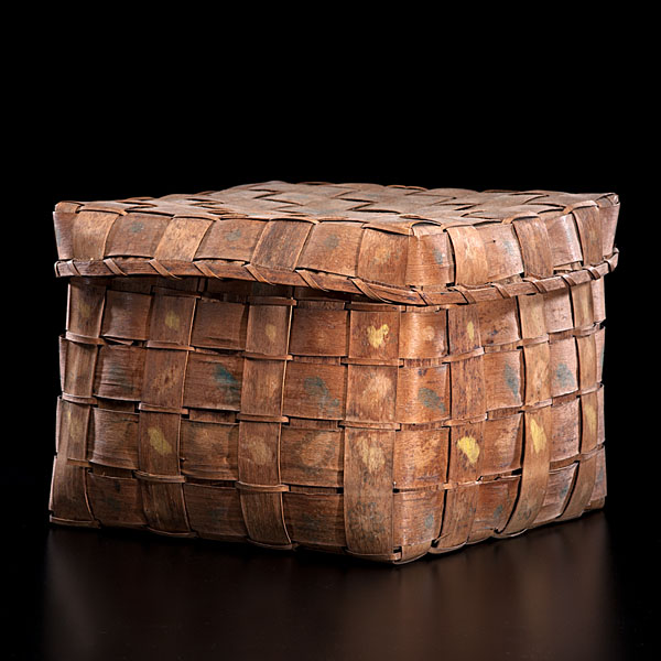 Northeastern Potato Stamped Basket 16117d