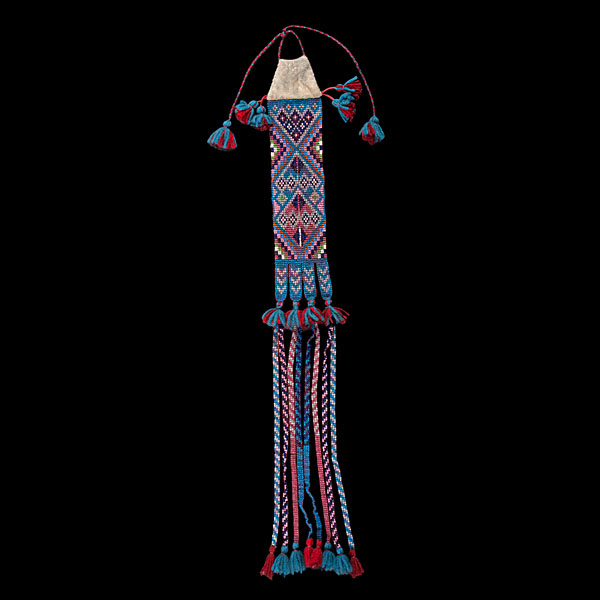 Potawatomi Loom Beaded Hair Ornament 161183