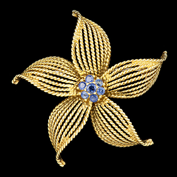 Tiffany Co Flower Brooch A Tiffany 1611a0