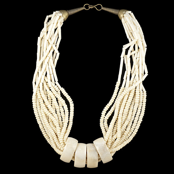 Tribal Ivory Necklace A multiple African