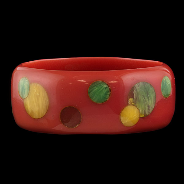 Vintage Mod Bakelite Bangle 1611ac