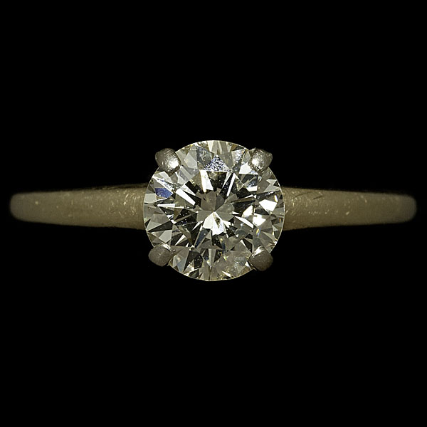 Diamond Solitaire Engagement Ring 1611d2