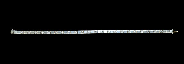 Diamond Bar Bracelet A 14k white 1611da