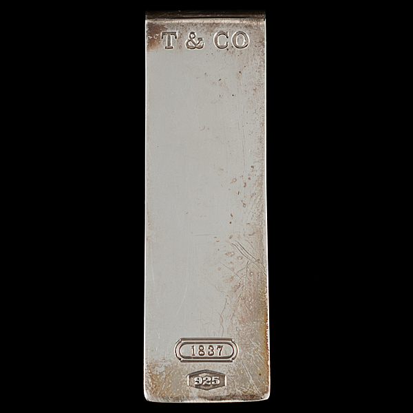 Tiffany Co Sterling Money Clip 1611fc