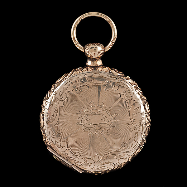 Mixed Metal Locket with a Daguerreotype 16122e