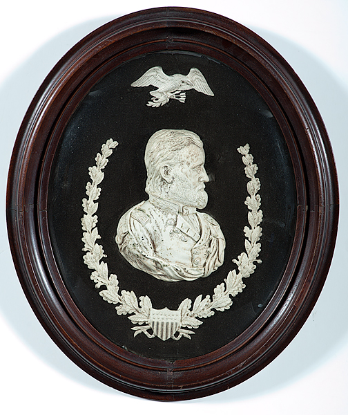 U S Grant Bas Relief Shell Bust 16129e