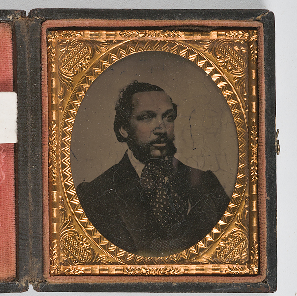 Sixth Plate Ambrotype of an African