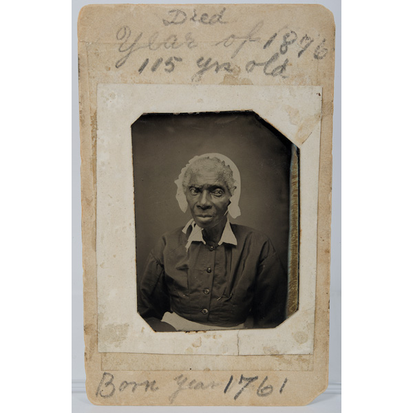 Tintype of an Aged African American 1612a7