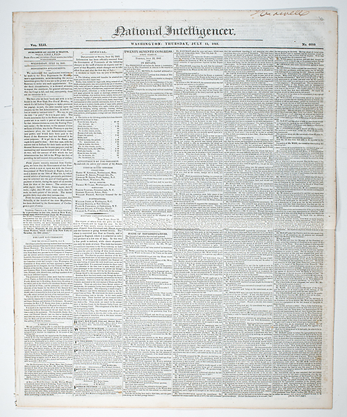 Newspapers Advertising the Sale 1612a9