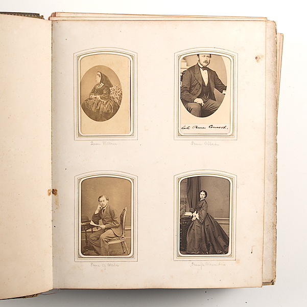 Fine CDV Album of European Royalty Literary