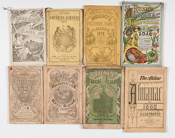 Group of Vintage Almanacs 19th