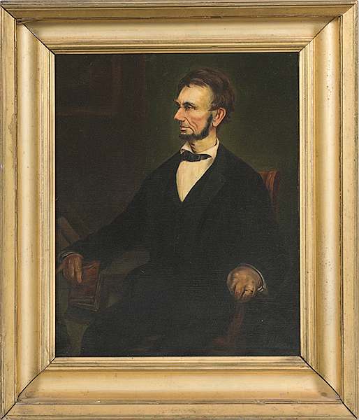 Folk Art Painting of Abraham Lincoln 16132d