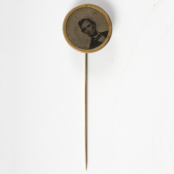 Lincoln 1864 Campaign Ferrotype Pin