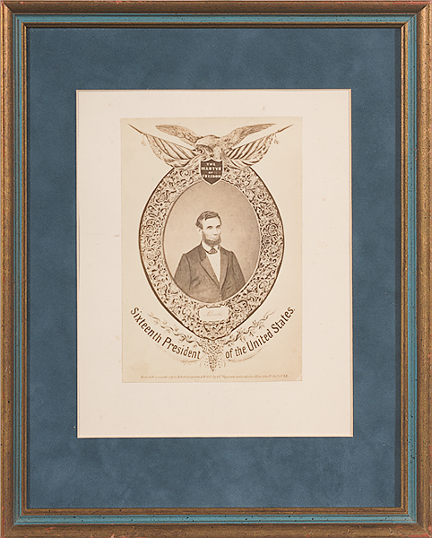 Abraham Lincoln Mourning Albumen