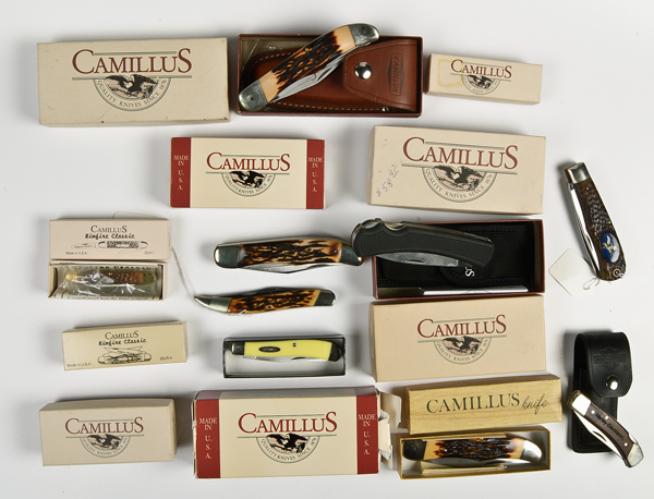 Camillus Pocket Knives Lot of Fourteen