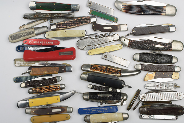 Pocket Knives Lot of Forty-Five Various