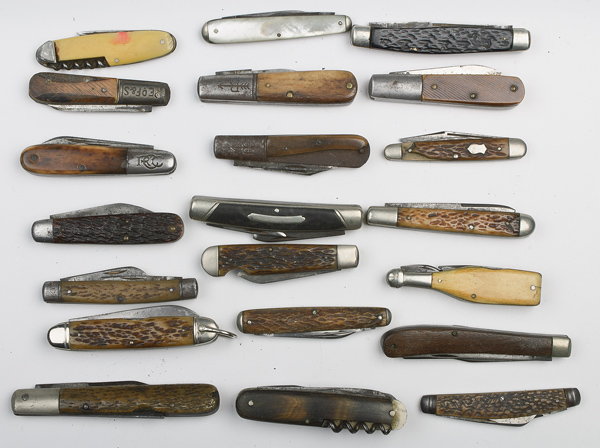 Antique Pocket Knives Lot of Twenty-One