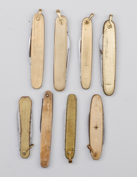 U.S. Gold Gentlemans Pocket Knives