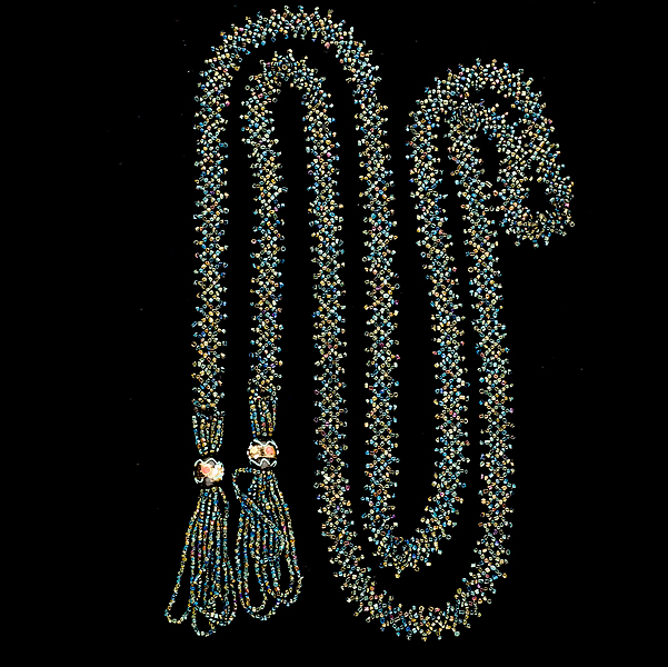 Beaded Rope Necklace An Unsigned?vintage
