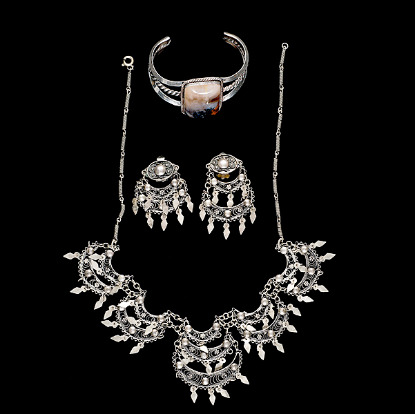 Sterling Silver Set of Bracelet 1613e4