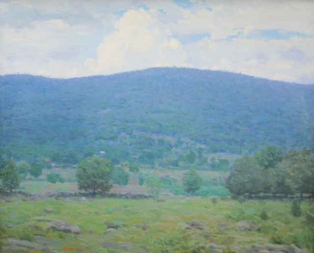 SPEICHER Eugene. 1912 O/C Landscape