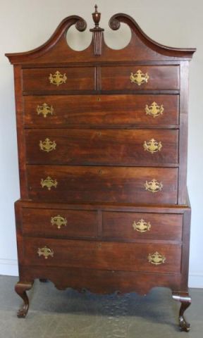 Mahogany Revival Chest On Stand From 1614ba