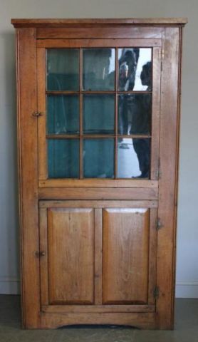 19th Century Walnut Corner Cabinet From 1614c0