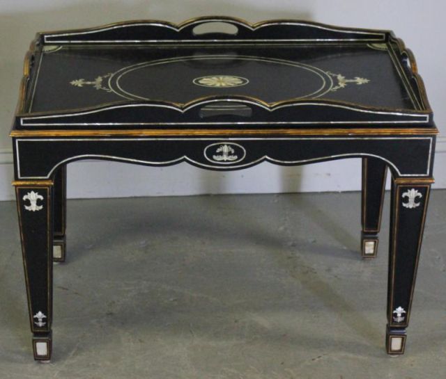 Mother of Pearl Inlaid Lacquered