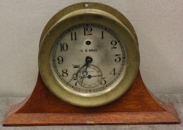 Original Chelsea Ships Clock Signed 161503