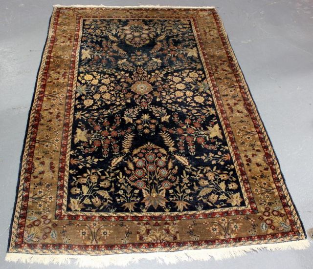 Kirman Oriental Scatter Rug.From