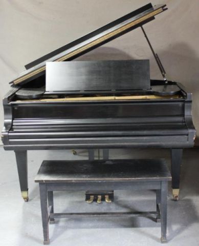 Mason Hamlin Baby Grand Piano Black 16153b