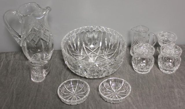 Waterford Lot Including a Pitcher Bowl