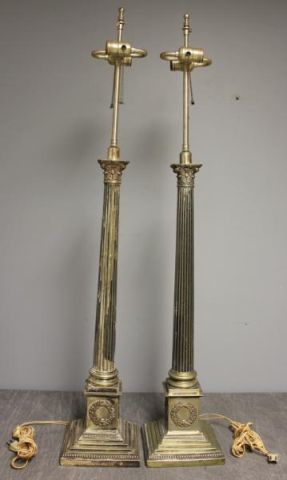 Large Pair of Antique Silverplate