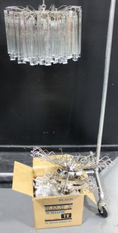 Midcentury Camer Type Chandelier.With