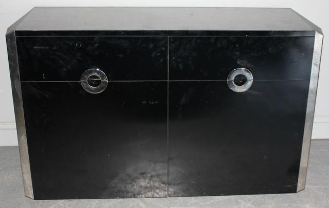 Midcentury Style Italian Cabinet Chrome 1615a3