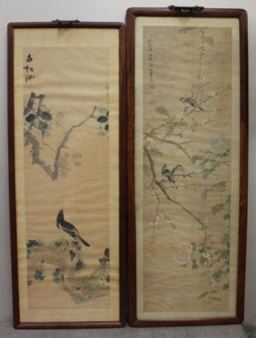 Two Antique Asian Paintings on 1615c8
